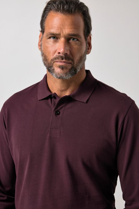 Long Sleeve Piqué Polo Shirt