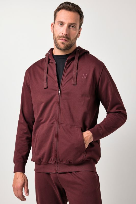 Tracksuit, loungewear, 2-piece, hoodie jacket and trousers, up to size 8XL