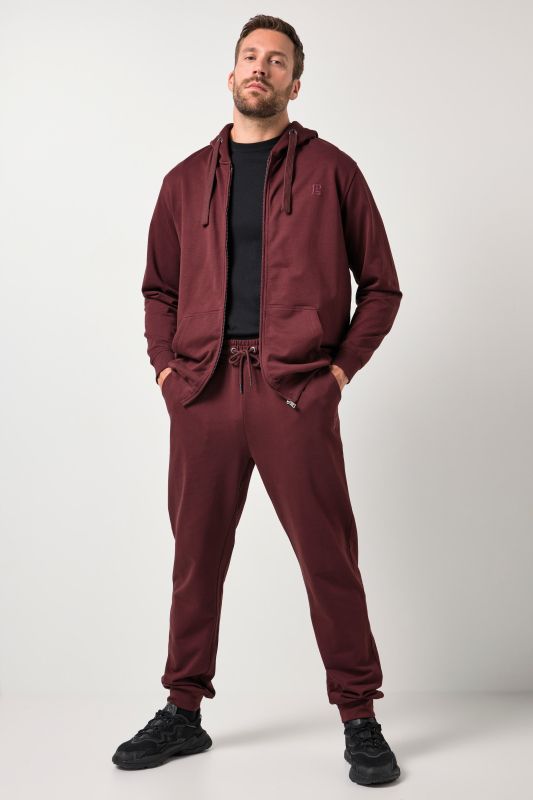 Tracksuit, loungewear, 2-piece, hoodie jacket and trousers, up to size 8XL