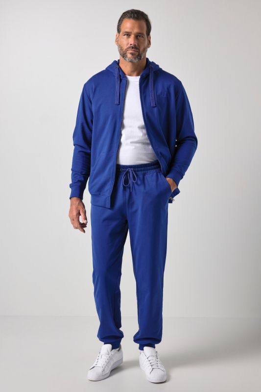 Tracksuit, loungewear, 2-piece, hoodie jacket and trousers, up to size 8XL