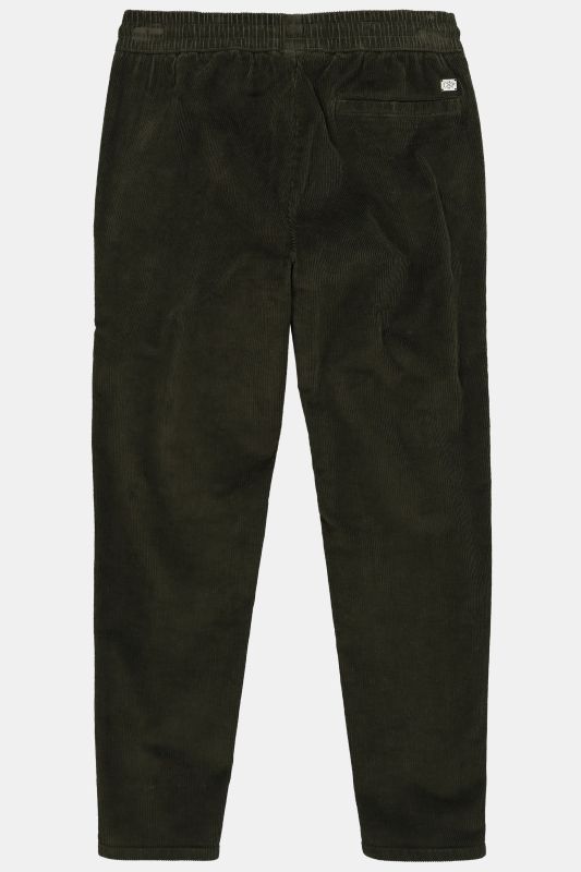 Corduroy trousers, modern fit, elasticated waist