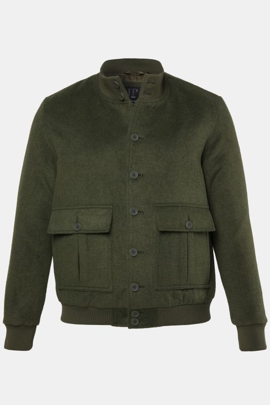 Wool-blend jacket