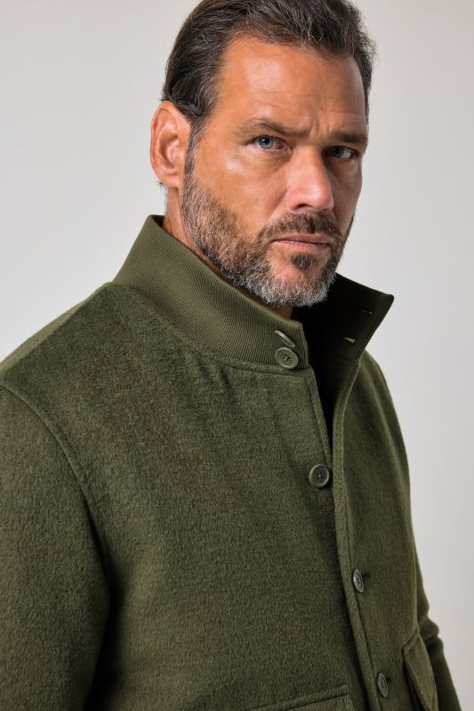 Wool-blend jacket