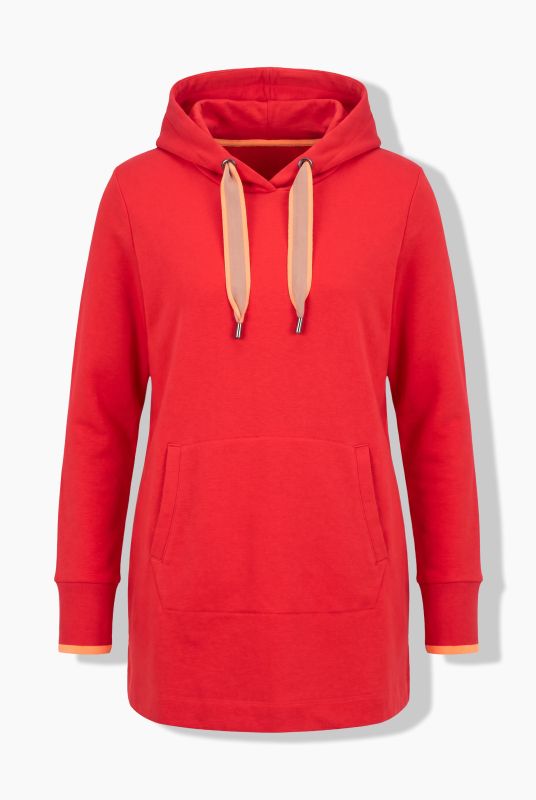 Longline Hooded Sweatshirt