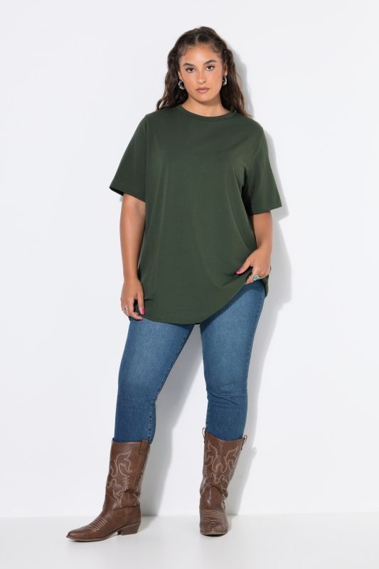 Round Neck Long Tee