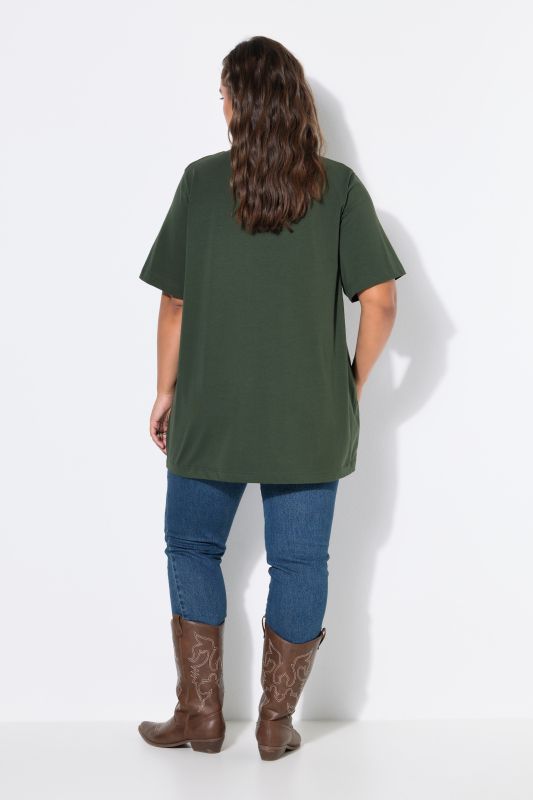 Round Neck Long Tee