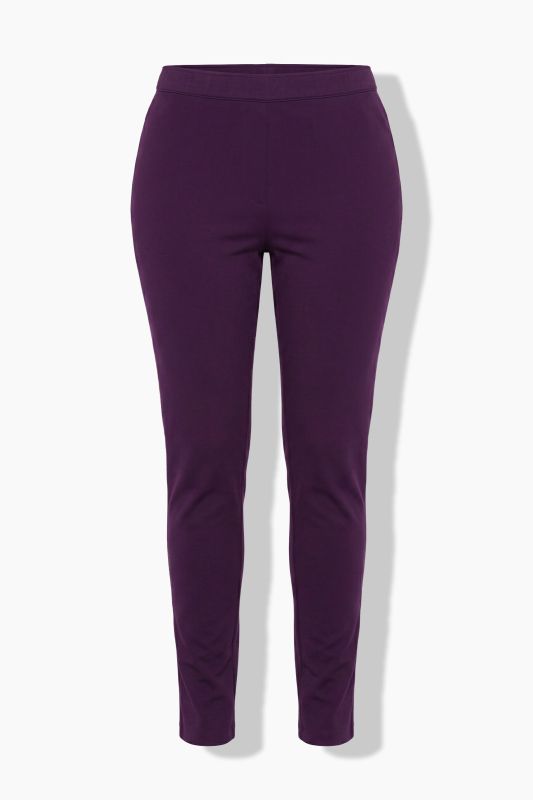 Jersey Elastic Waist Stretch Knit Slim Legging