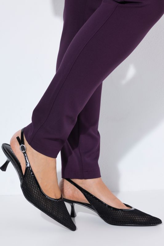 Jersey Elastic Waist Stretch Knit Slim Legging