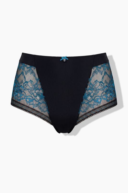 Two Tone Gold Lace Hipster Panty