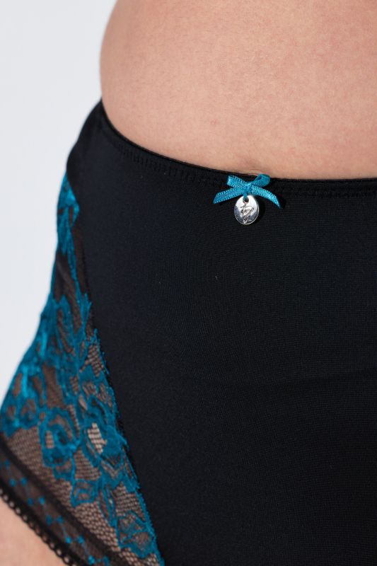 Two Tone Gold Lace Hipster Panty