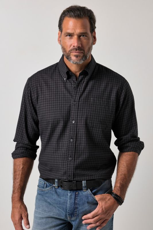 Checked flannel shirt