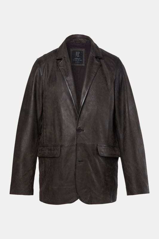 Leather blazer