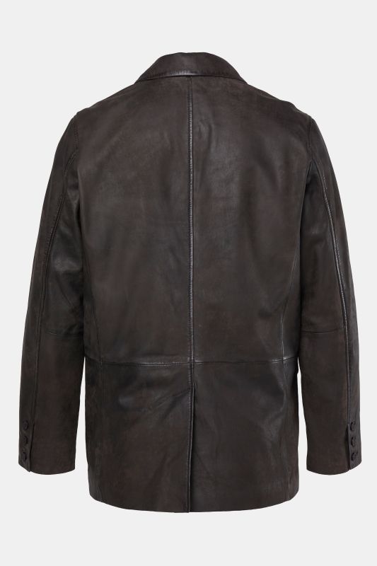 Leather blazer