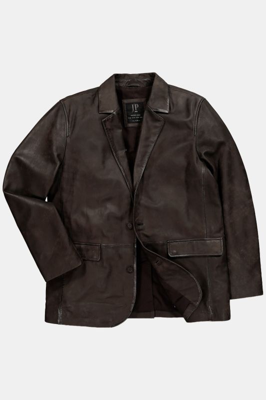 Leather blazer