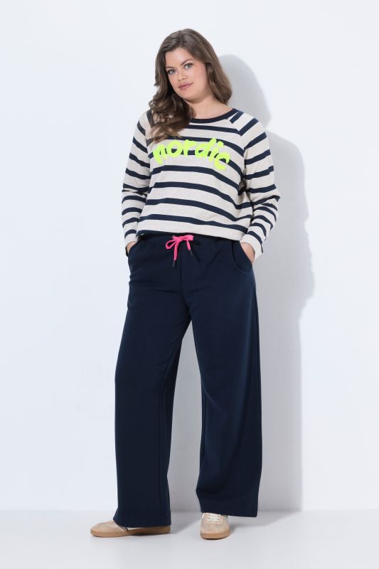Wide Leg Drawstring Waist Sweatpants