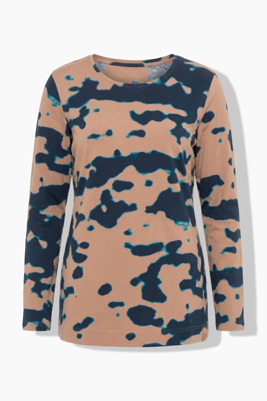 Allover Printed Long Sleeve Tee