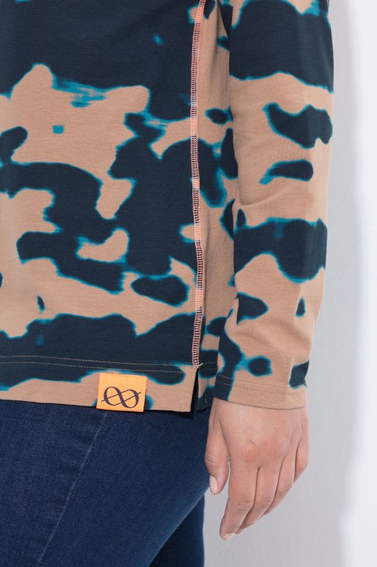 Allover Printed Long Sleeve Tee