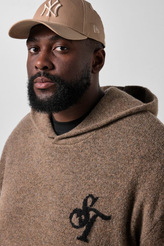 STHUGE knit hoodie