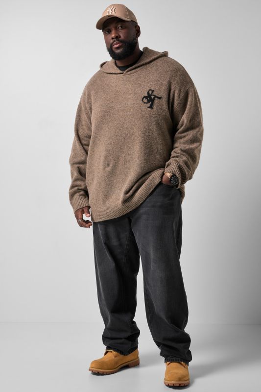 STHUGE knit hoodie