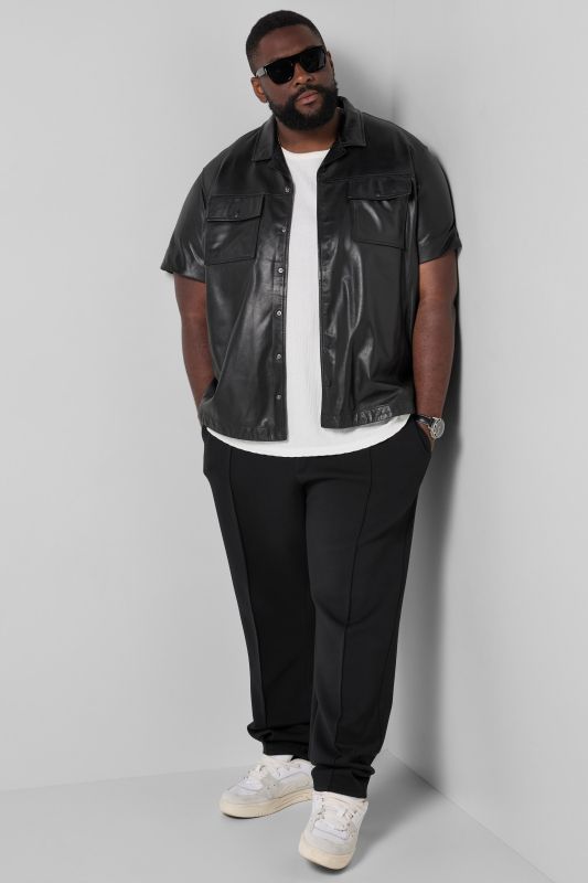 STHUGE leather shirt