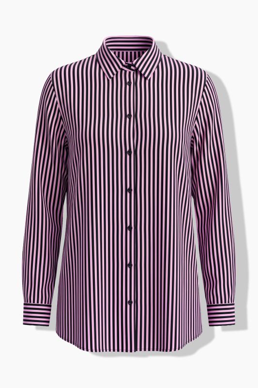 Striped Boxy Shirt Blouse