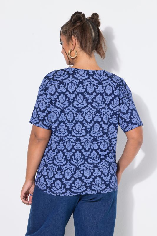 Ornate Print Short Sleeve Tee