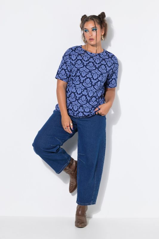 Ornate Print Short Sleeve Tee