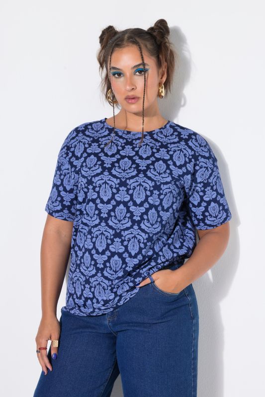 Ornate Print Short Sleeve Tee