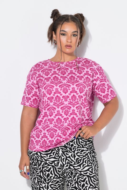 Ornate Print Short Sleeve Tee