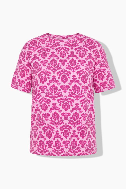 Ornate Print Short Sleeve Tee