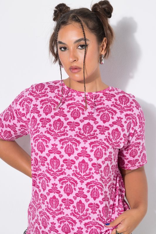 Ornate Print Short Sleeve Tee