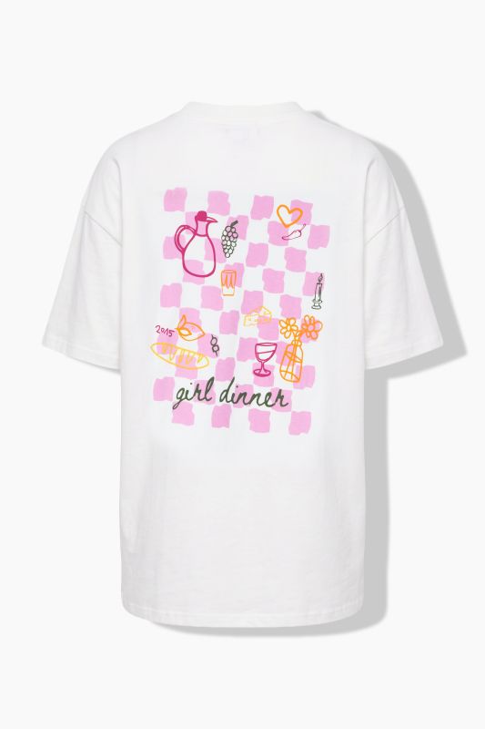 Girl Dinner Back Graphic Tee