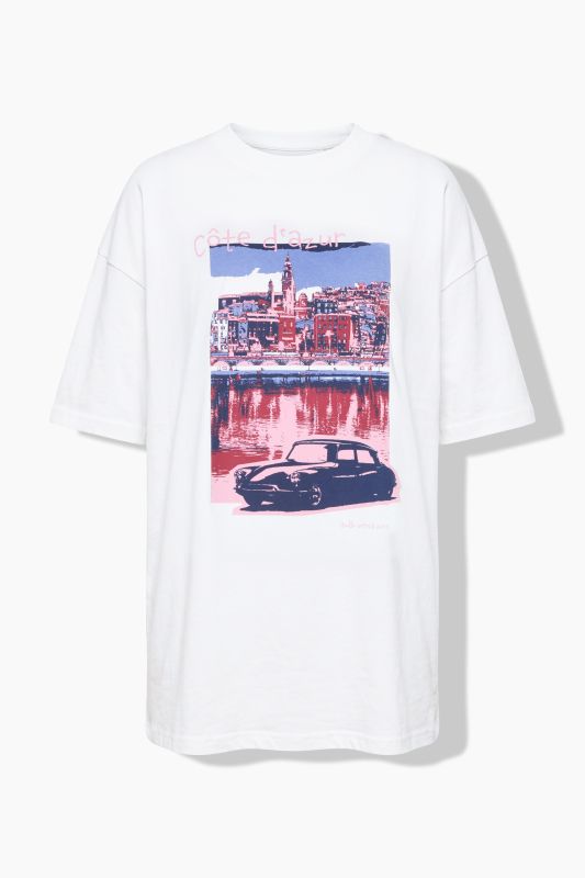 Côte d'Azur Oversized Graphic Tee