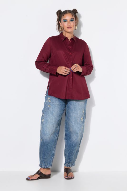 Риза с права кройка