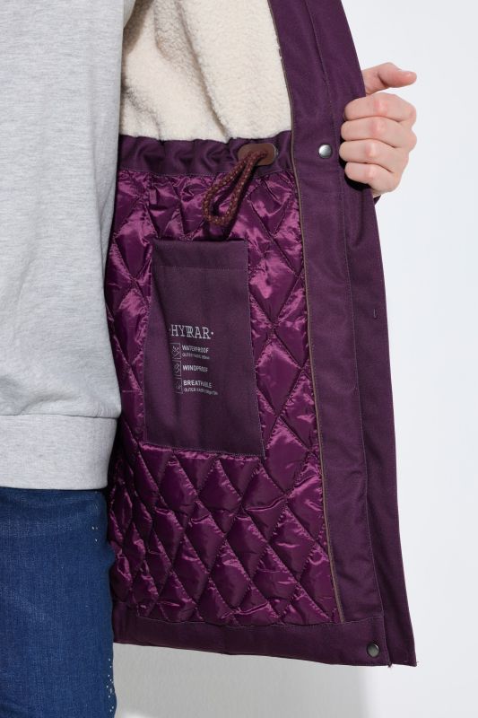HYPRAR Fleece-Lined Rain Jacket
