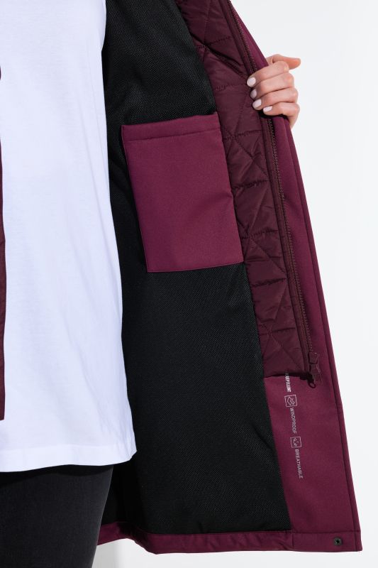 HYPRAR Water-Repellent Stretch Fit Softshell Jacket