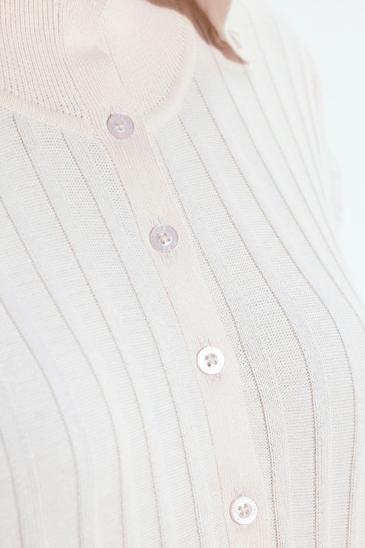 Eco Cotton 3/4 Sleeve Turtleneck Sweater