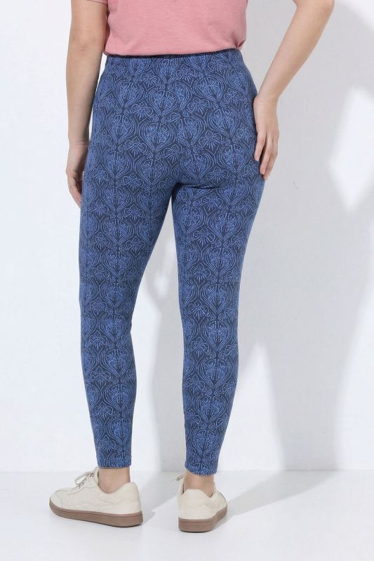 Eco Cotton Jacquard Print Stretch Fit Leggings