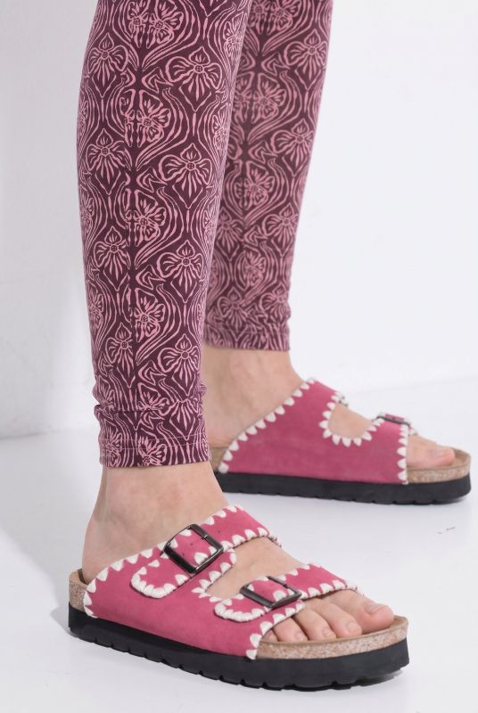 Eco Cotton Jacquard Print Stretch Fit Leggings