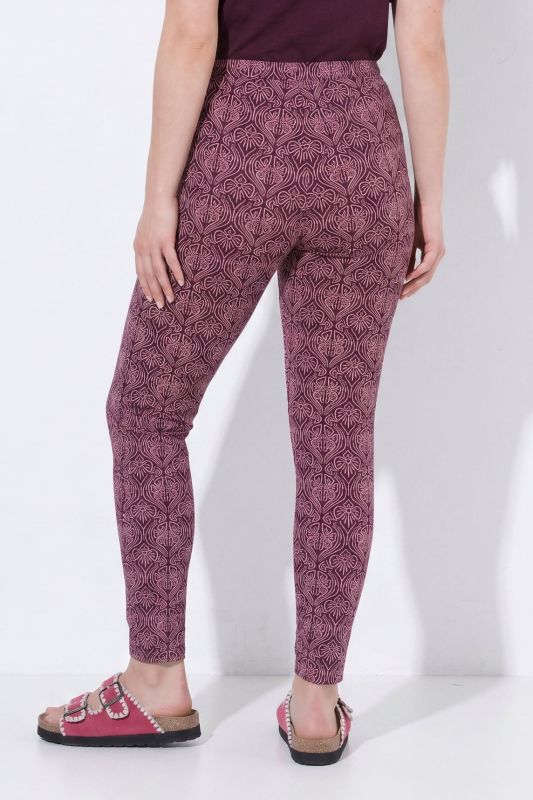 Eco Cotton Jacquard Print Stretch Fit Leggings