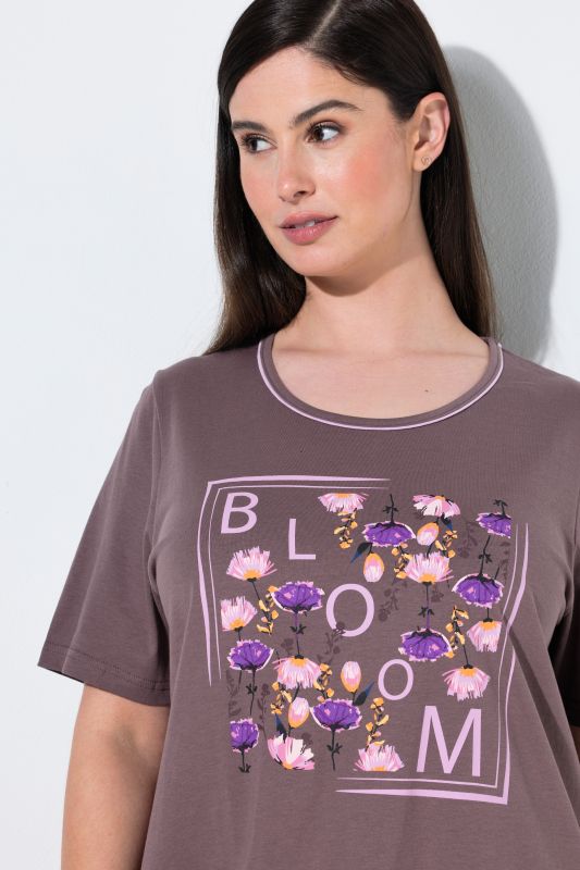 2 Pack Short Sleeve Sleep Tees- Floral Bloom