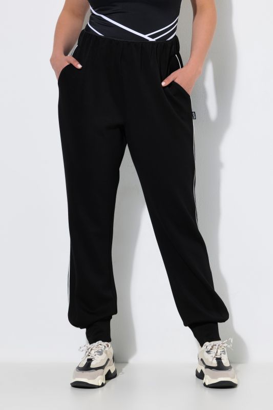 Side Stripe Elastic Waist Joggers