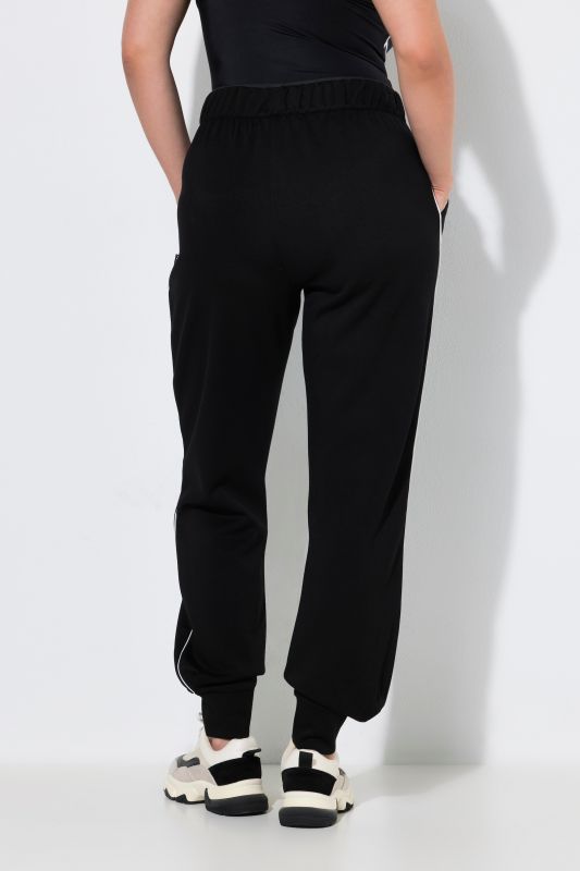 Side Stripe Elastic Waist Joggers