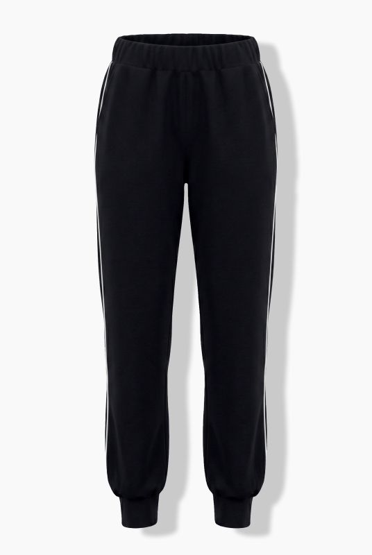 Side Stripe Elastic Waist Joggers