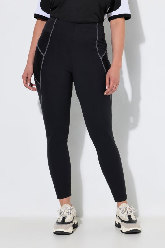 Reflective Detail Stretch Fit Athletic Leggings