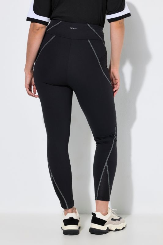 Reflective Detail Stretch Fit Athletic Leggings