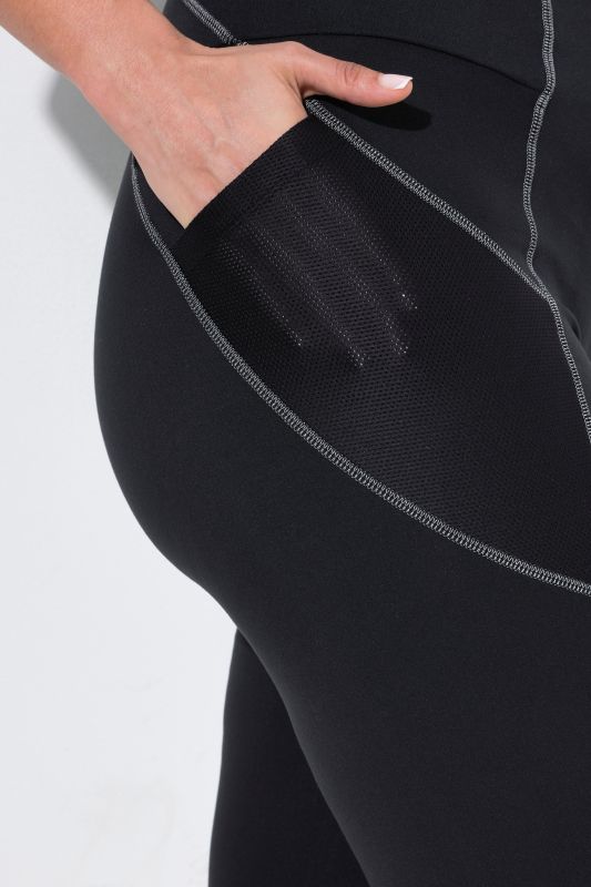 Reflective Detail Stretch Fit Athletic Leggings