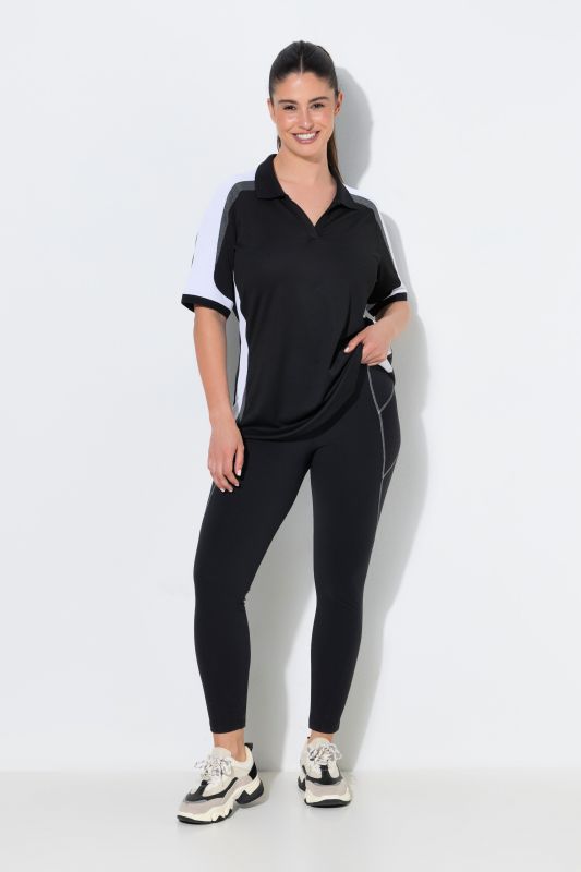 Reflective Detail Stretch Fit Athletic Leggings