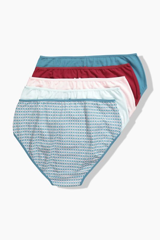 5 Pack of Midi Briefs- Geometric