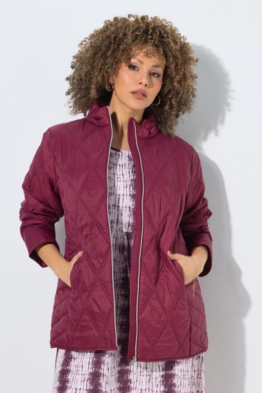 HYPRAR Mixed Quilted Water-Repellent Jacket
